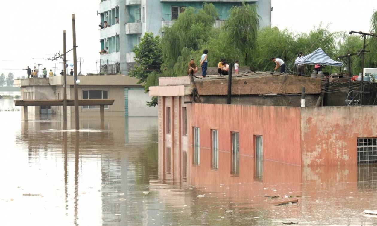 Θεομηνία στη Β.Κορέα: Τουλάχιστον 133 νεκροί και 395 αγνοούμενοι από τις πλημμύρες