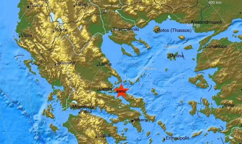 Σεισμός 4,3 Ρίχτερ στην Εύβοια - Αισθητός και στην Αθήνα