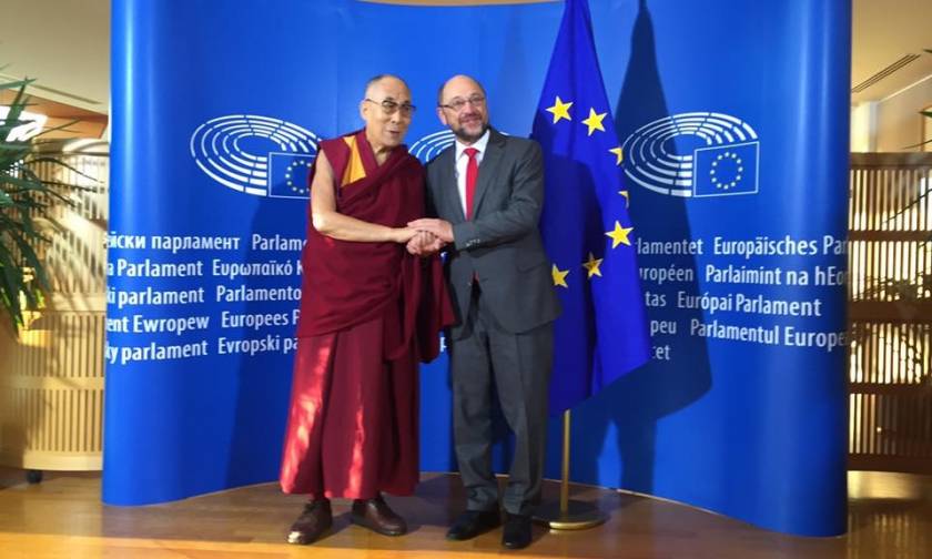 Η Κίνα καταδίκασε την επίσκεψη του Δαλάι Λάμα στο Ευρωπαϊκό Κοινοβούλιο