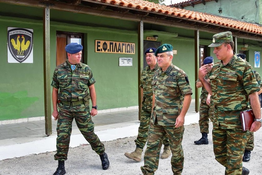 Στρατός Ξηράς: O Γεν. Επιθεωρητής Στρατού σε φυλάκια πεζικού (pics)