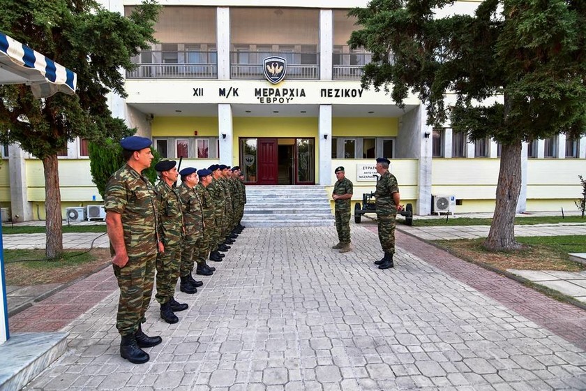 Στρατός Ξηράς: O Γεν. Επιθεωρητής Στρατού σε φυλάκια πεζικού (pics)