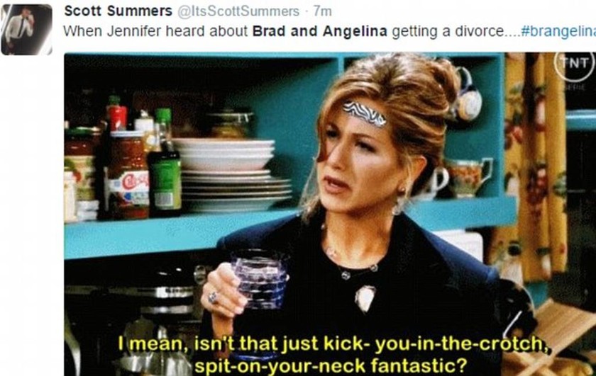 Αντζελίνα Τζολί - Μπραντ Πιτ: Αυτές είναι οι πιο ξεκαρδιστικές αντιδράσεις στην είδηση του διαζυγίου