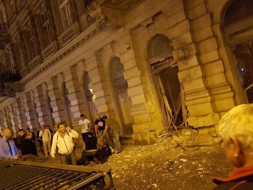 Συναγερμός στην Ουγγαρία: Ισχυρή έκρηξη στο κέντρο της Βουδαπέστης (Pics+Vids)