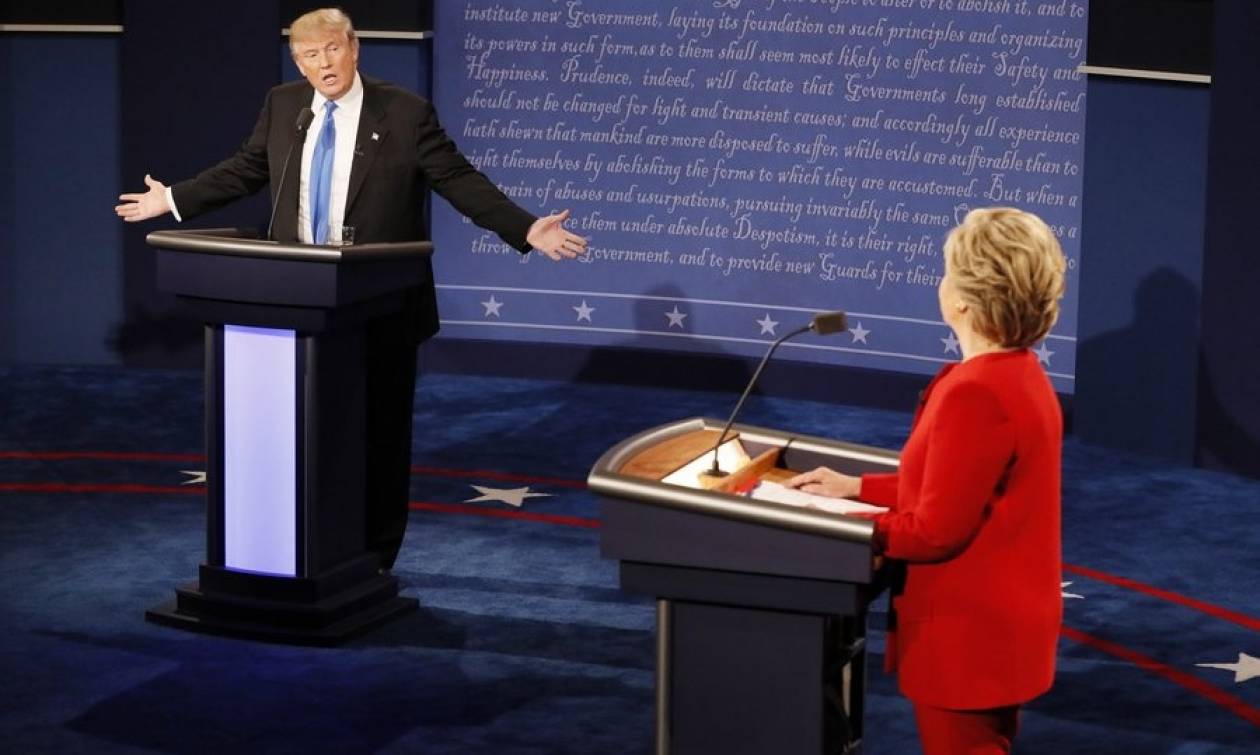 Εκλογές ΗΠΑ 2016: Δείτε στα ελληνικά το πρώτο debate ανάμεσα στην Κλίντον και τον Τραμπ (Vids)