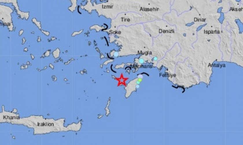 Σεισμός στη Ρόδο: Κουνήθηκαν από την Κρήτη μέχρι την Τουρκία
