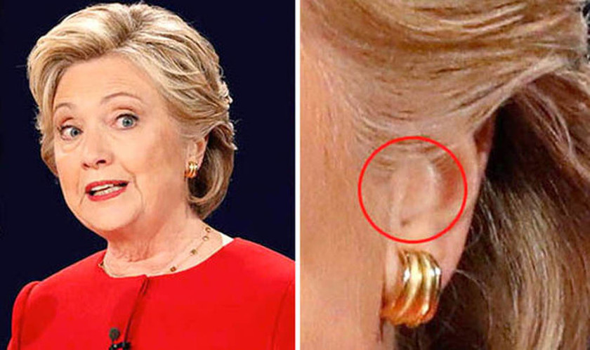 Σάλος στις ΗΠΑ: Φορούσε ακουστικό η Χίλαρι στο ντιμπέιτ; (pics)