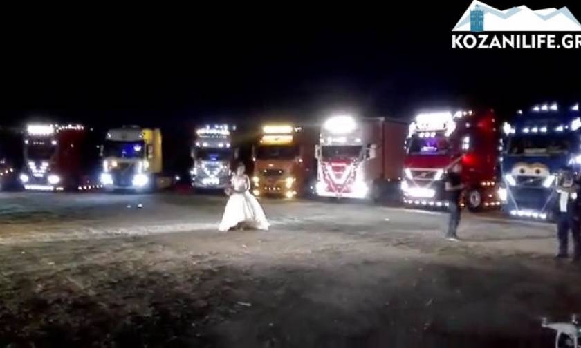 Θεσσαλονίκη: Δεν θα πιστεύετε πώς συνόδευσαν αυτή τη νύφη στην εκκλησία (video)