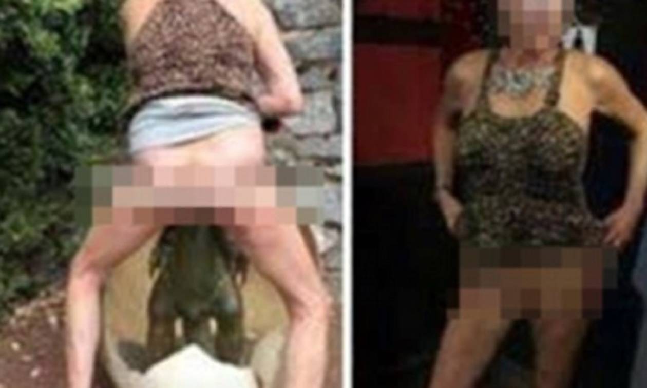 Εικόνες σοκ: Γυναίκα τα έβγαλε όλα δημοσίως και βίασε... δεινοσαυράκι! (photos)