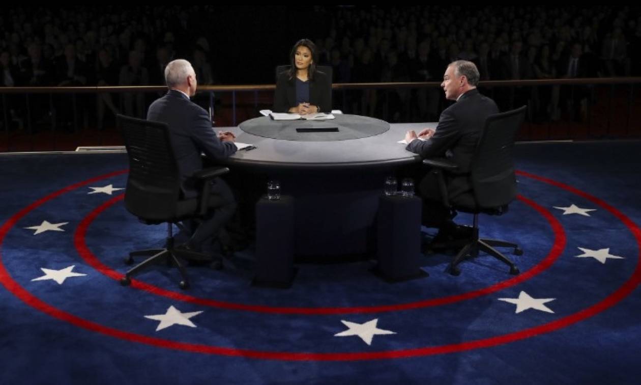 ΗΠΑ-Ντιμπέιτ: Σκληρή μάχη μεταξύ των δύο υποψήφιων αντιπροέδρων Τιμ Κέιν και Μάικ Πενς (Vid)