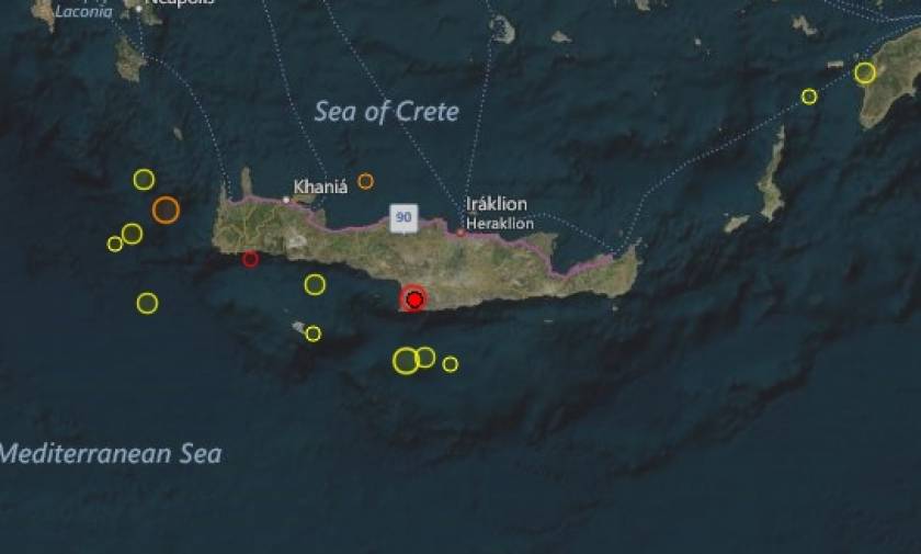 Σεισμός ξύπνησε τους κατοίκους της Κρήτης