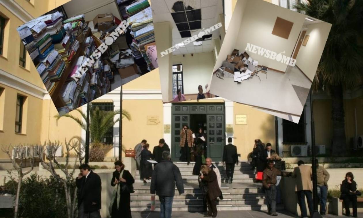 Αποκλειστικό Newsbomb.gr: Σε άθλια κατάσταση τα δικαστήρια της Ευελπίδων