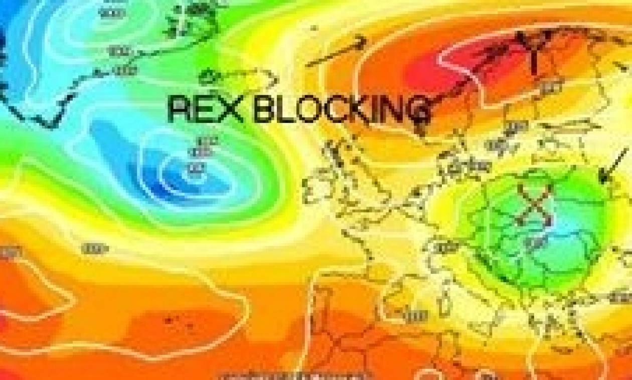 Ο καιρός τρελάθηκε: Το σπάνιο φαινόμενο «Rex Blocking» θα «χτυπήσει» τη χώρα μας από αύριο