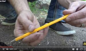 Viral video: Πώς να ανάψετε φωτιά με ένα μολύβι!