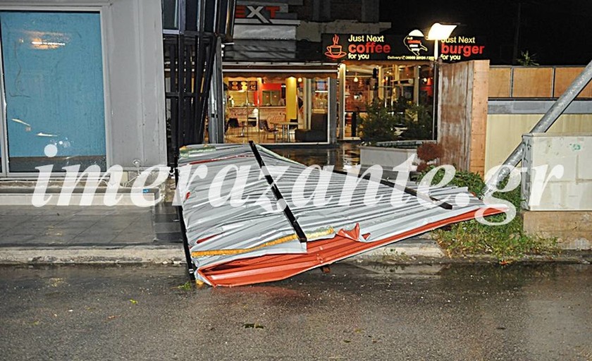 Κακοκαιρία στη Ζάκυνθο - Ανεμοστρόβιλος προκάλεσε καταστροφές! (pics)