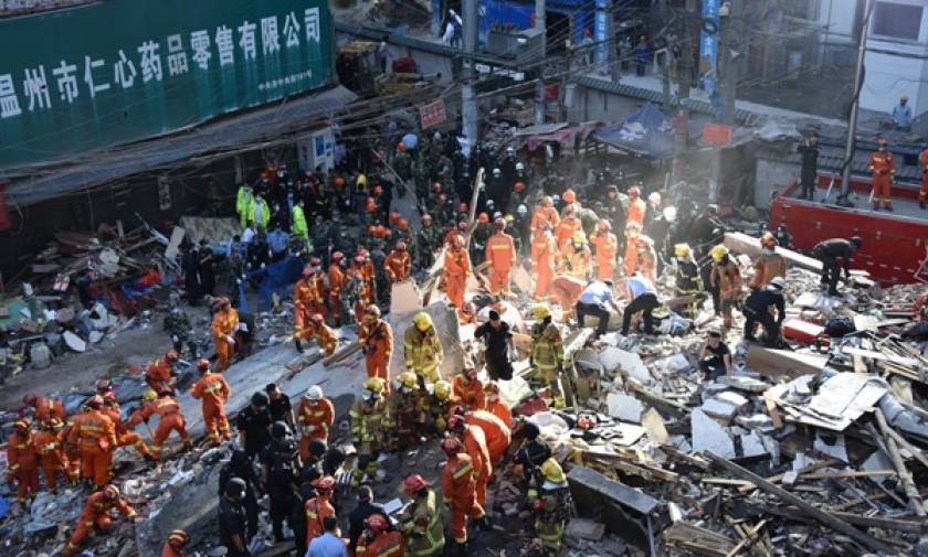 Κίνα: Τουλάχιστον 17 νεκροί από κατάρρευση πολυκατοικιών (vid)