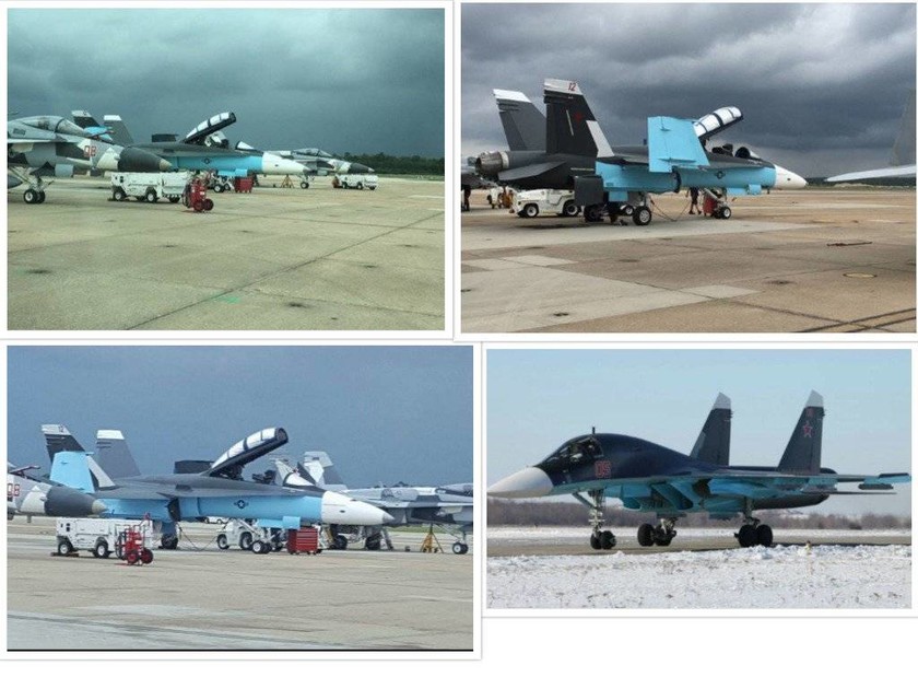 «Προβοκάτσια;» Αεροσκάφη των ΗΠΑ με ρωσικά χρώματα βάζουν «φωτιά» σε θεωρίες συνομωσίας