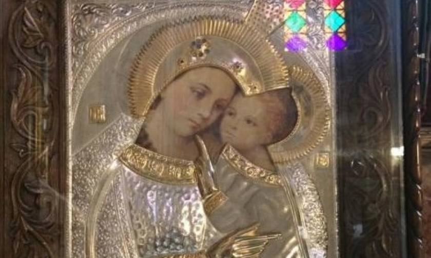 Η Εικόνα της Παναγίας της Γιάτρισσας στη Χαλκίδα