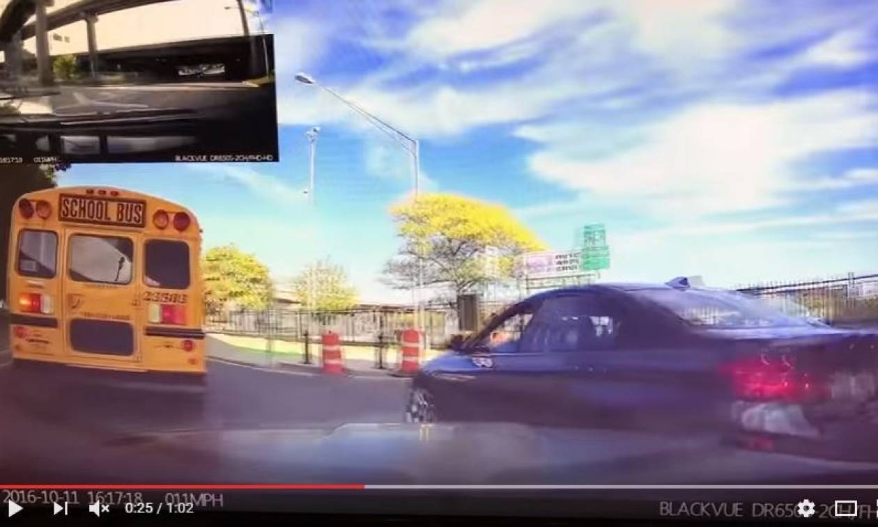 Viral video: Ανυπόμονος οδηγός δέχεται άμεσα το «κάρμα» που του αξίζει!