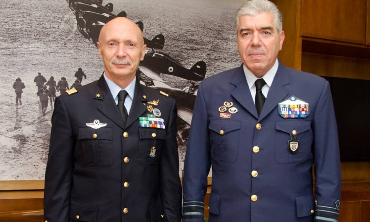 Συνάντηση Αρχηγού ΓΕΑ με τον Αρχηγό της Ιταλικής Πολεμικής Αεροπορίας (pics)