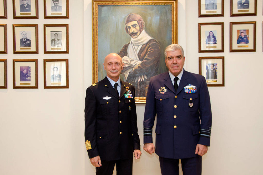 Συνάντηση Αρχηγού ΓΕΑ με τον Αρχηγό της Ιταλικής Πολεμικής Αεροπορίας