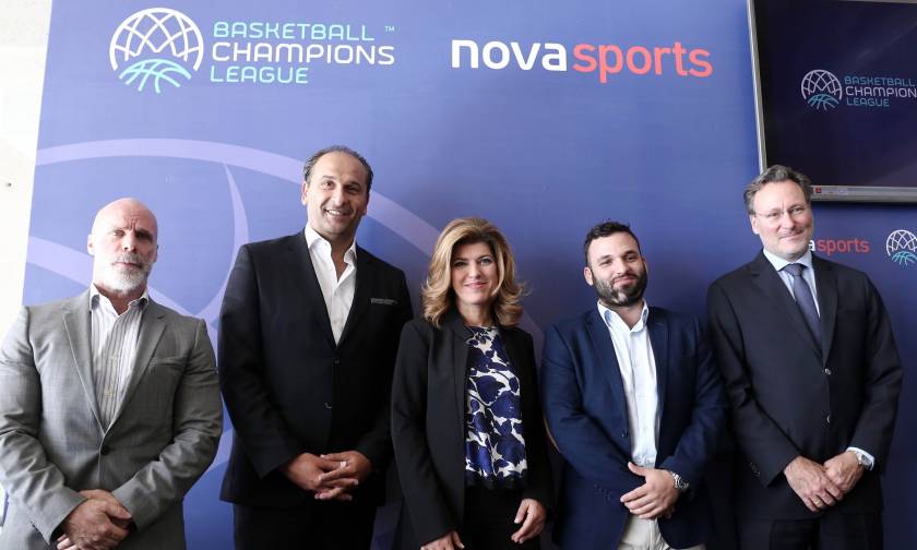 To Basketball Champions League με ΑΕΚ, ΑΡΗ, ΠΑΟΚ στα κανάλια Novasports!