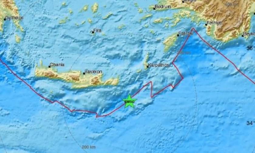 Σεισμός: «Ταρακουνήθηκε» η Κρήτη