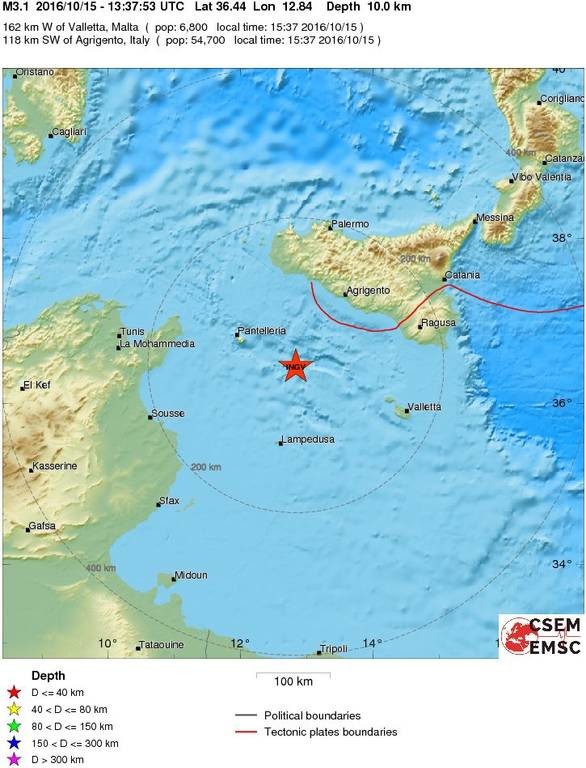 Σεισμός στη Μεσόγειο