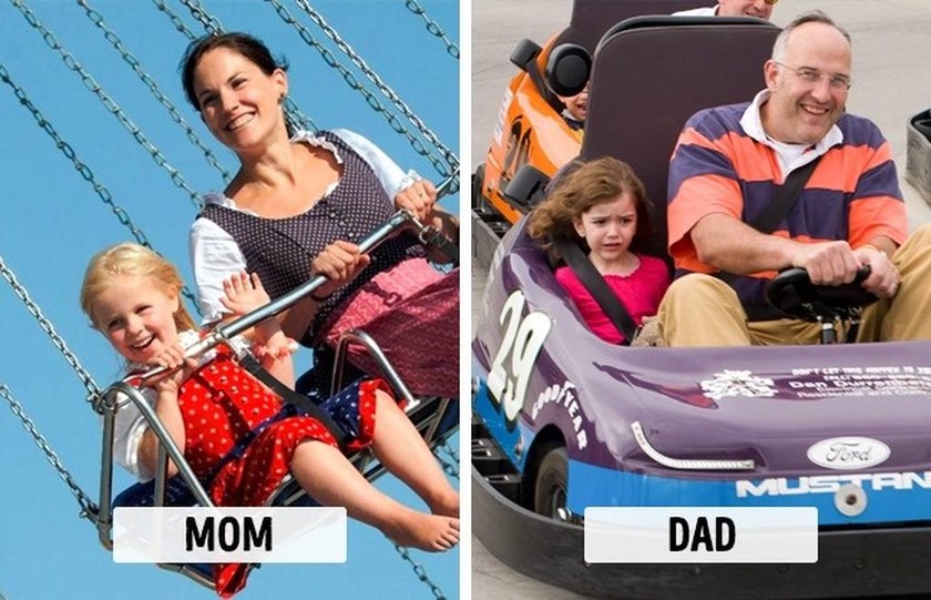 Viral: Τα δέκα ξεκαρδιστικά πράγματα που οι μαμάδες και οι μπαμπάδες κάνουν διαφορετικά (Pics)