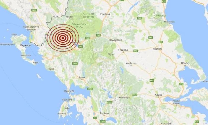 Σεισμός Ιωάννινα: Μετασεισμός 3,6 Ρίχτερ