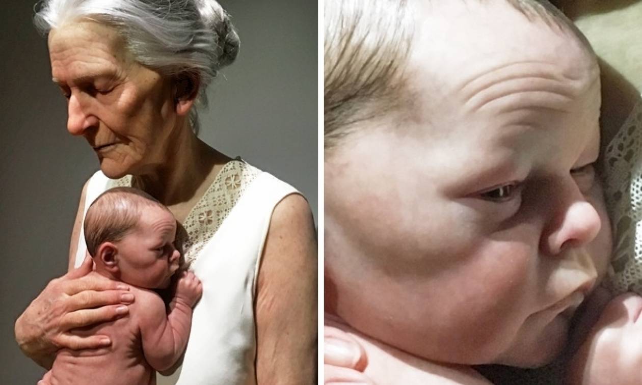 Αν νομίζετε ότι αυτή είναι μια φωτογραφία μιας γιαγιάς με τον εγγονό της κοιτάξτε προσεκτικότερα
