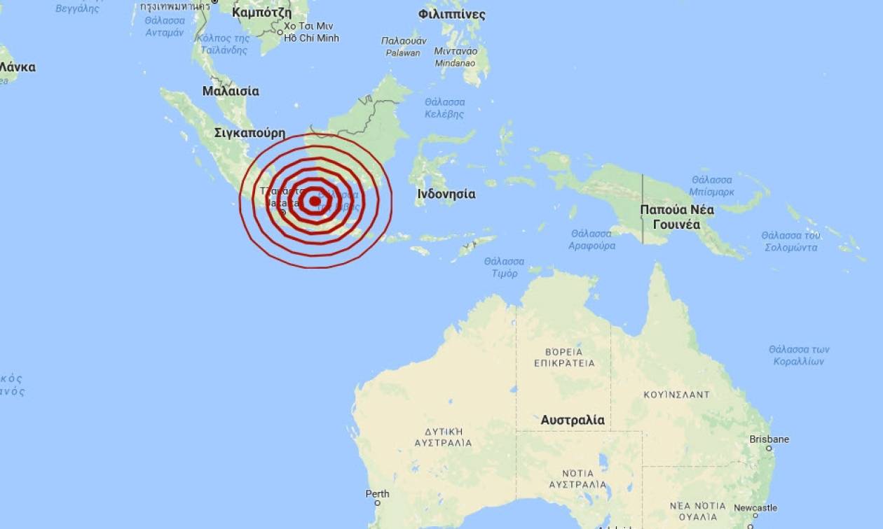 Ισχυρός σεισμός 6,2 Ρίχτερ στην Ινδονησία (pics)