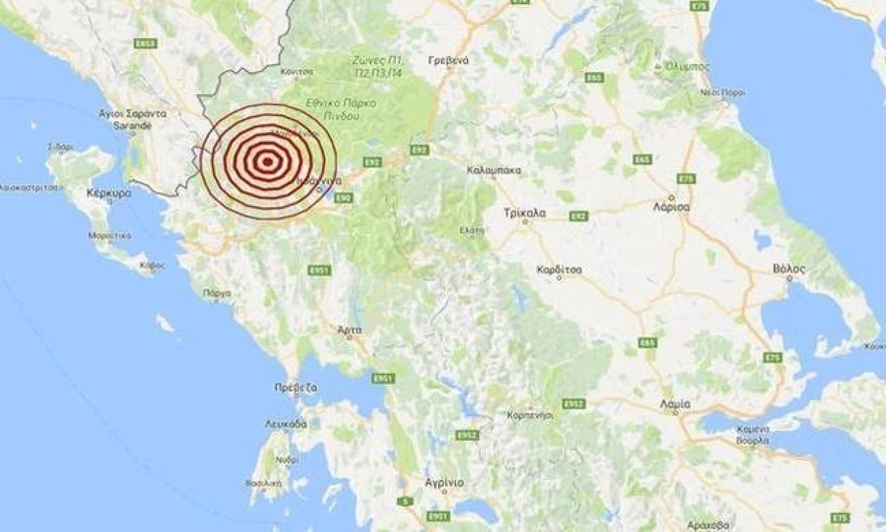 Σεισμός Ιωάννινα: Ισχυρός μετασεισμός 4,4 Ρίχτερ