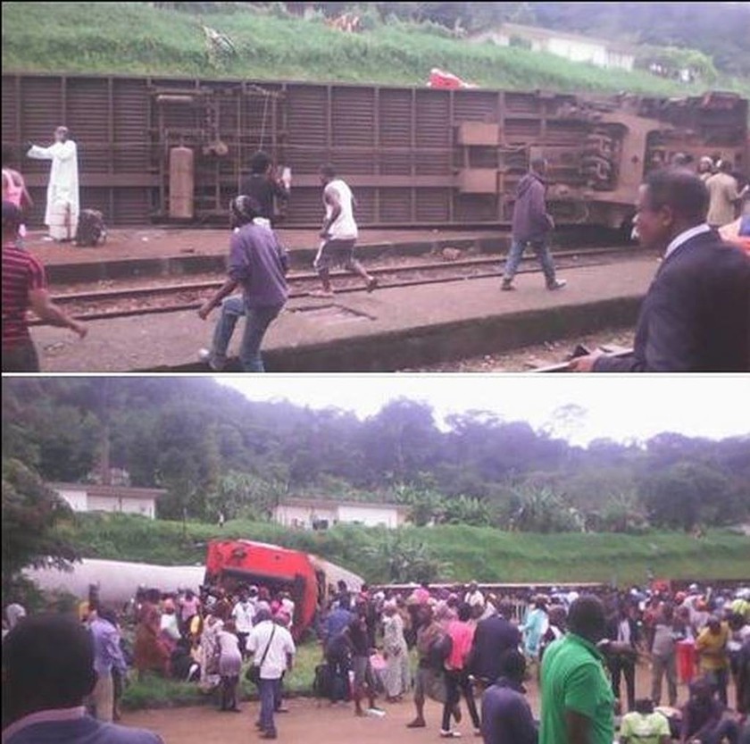 Τραγωδία στο Καμερούν: Δεκάδες νεκροί από εκτροχιασμό αμαξοστοιχίας (photos)