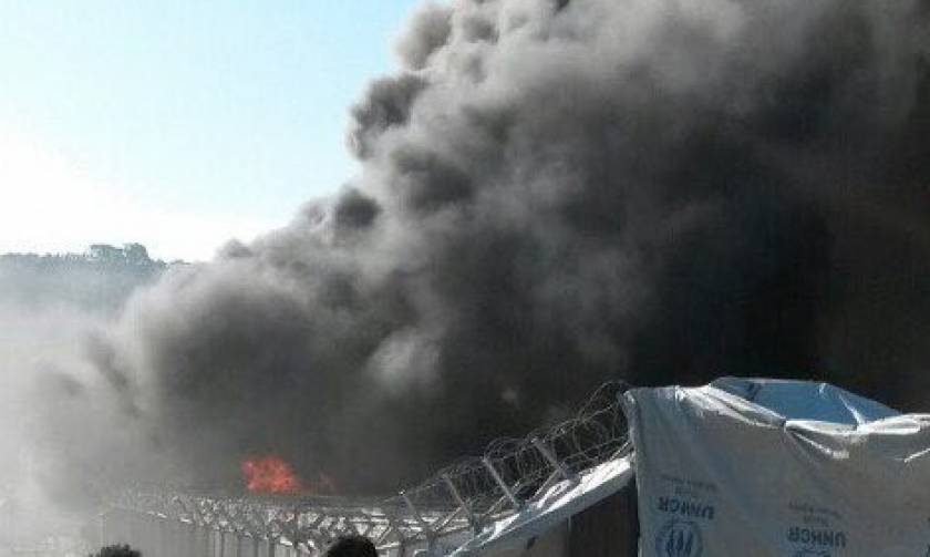 Turmoil in Moria hotspot; migrants burnt asylum service building