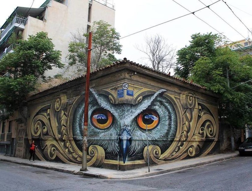 Αυτό το γκράφιτι στην Αθήνα έχει γίνει viral - Γνωρίζετε το λόγο; (photo)