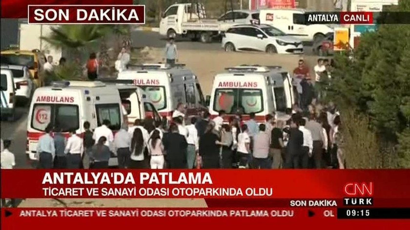 Τουρκία: Ισχυρή έκρηξη στην Αττάλεια