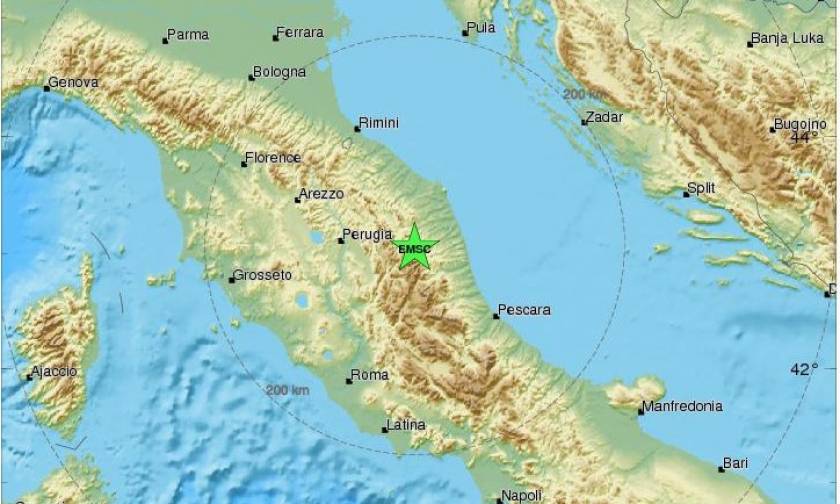 Σεισμός Ιταλία: Ισχυρός μετασεισμός 4,7 Ρίχτερ