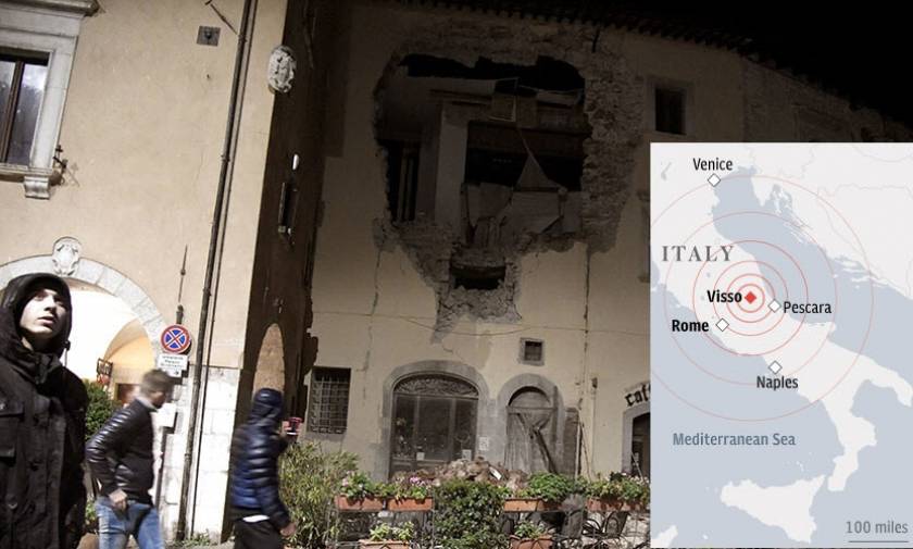 Σεισμός Ιταλία: O τρόμος επέστρεψε και είχε μέγεθος 6,1 Ρίχτερ