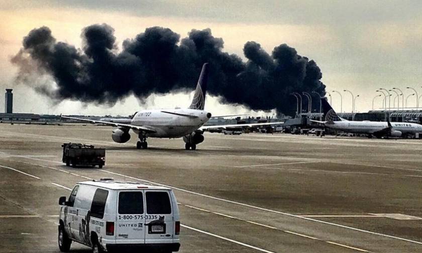 ΗΠΑ: Μεγάλη πυρκαγιά σε επιβατηγό αεροσκάφος των American Airlines (Pics+Vid)