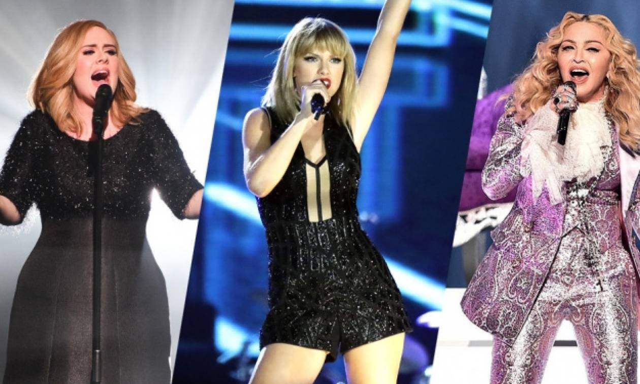 Forbes: Αυτές είναι οι 10 πιο ακριβοπληρωμένες τραγουδίστριες για το 2016!