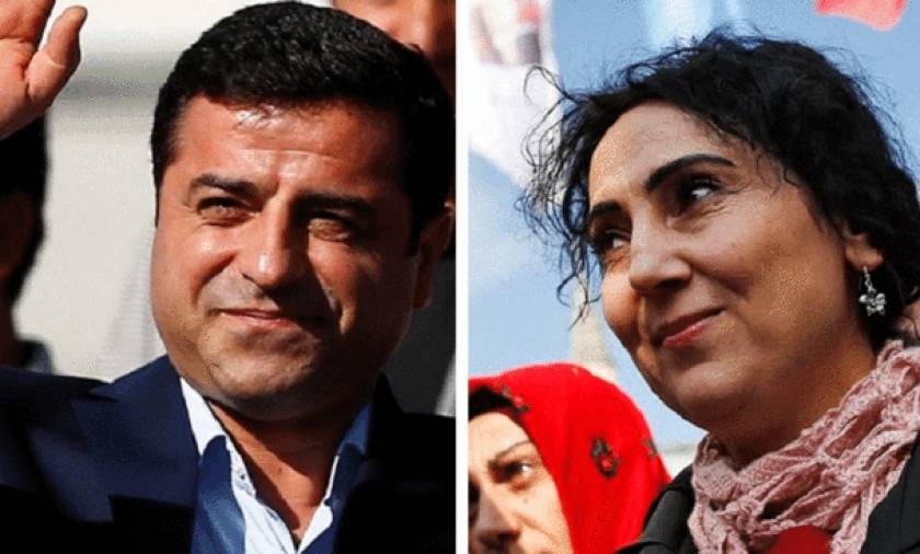 Turkey HDP: Blast after pro-Kurdish leaders Demirtas and Yuksekdag detained