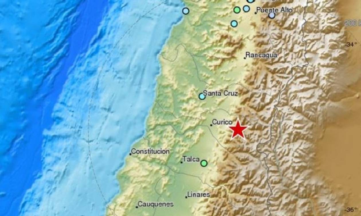 Ισχυρή σεισμική δόνηση συγκλόνισε τη Χιλή