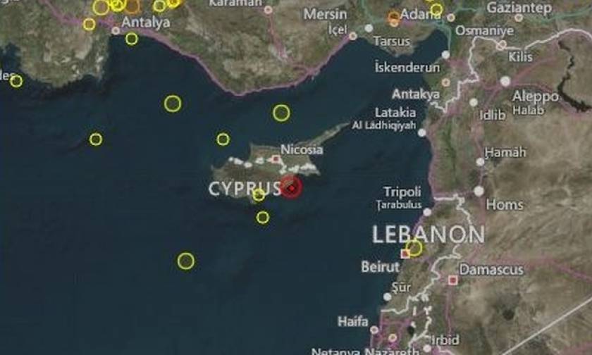 Κύπρος: Σεισμός στη Λάρνακα