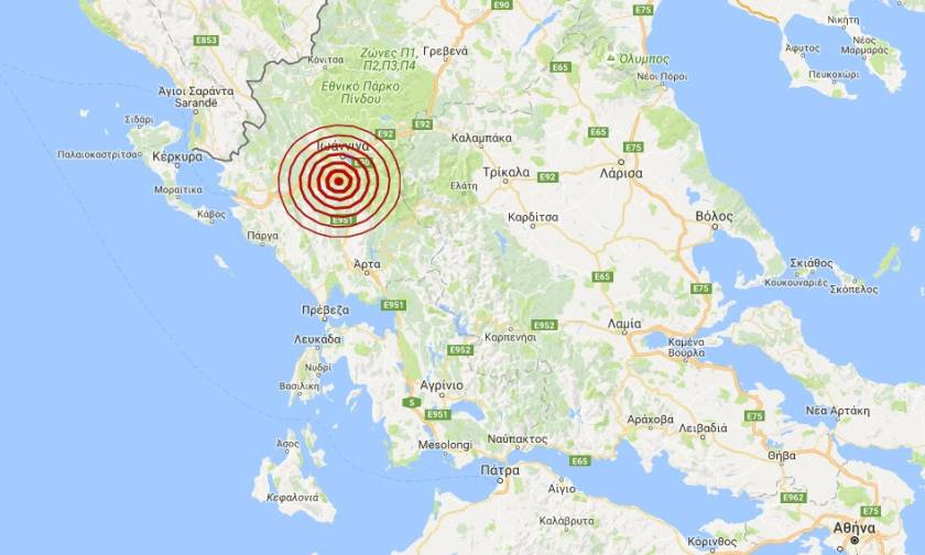 Σεισμός 3,4 Ρίχτερ στα Ιωάννινα (pics)