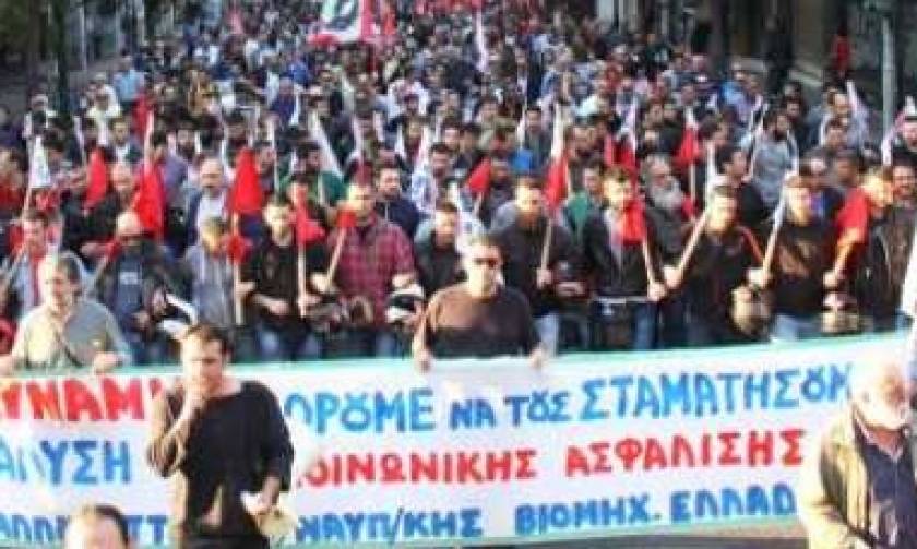 Θεσσαλονίκη: Συγκέντρωση διαμαρτυρίας των εργαζομένων στην καθαριότητα σττις 15/11