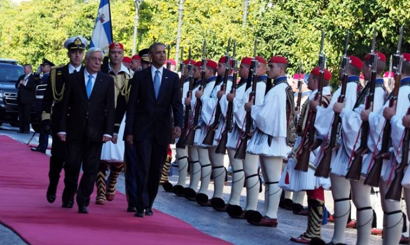 Ομπάμα σε Παυλόπουλο: Ο ελληνικός λαός έχει υπομείνει αρκετά - Ξεκινά καλύτερη περίοδος