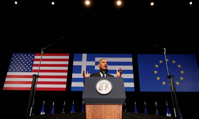 Όταν ο Ομπάμα μίλησε ελληνικά: Φιλοξενία, σπανακόπιτα και φουστανέλα! (video)
