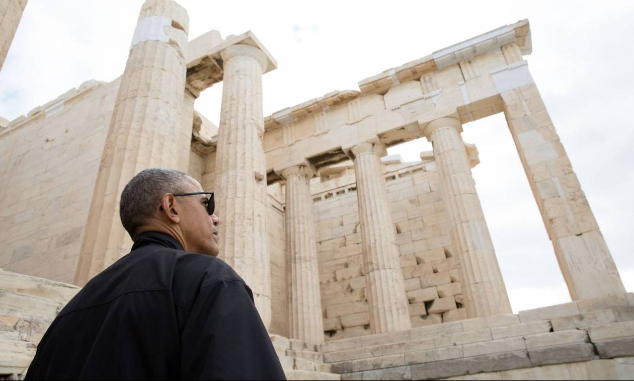 Το συγκινητικό μήνυμα του Λευκού Οίκου από την επίσκεψη Ομπαμα στην Αθήνα (photo)