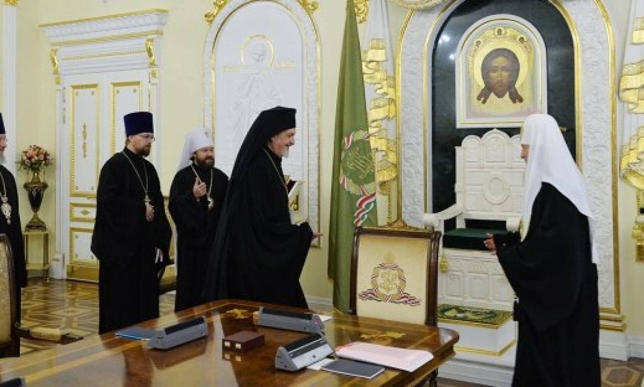 Συνάντηση Μητροπολίτη Γαλλίας με τον Πατριάρχη Μόσχας
