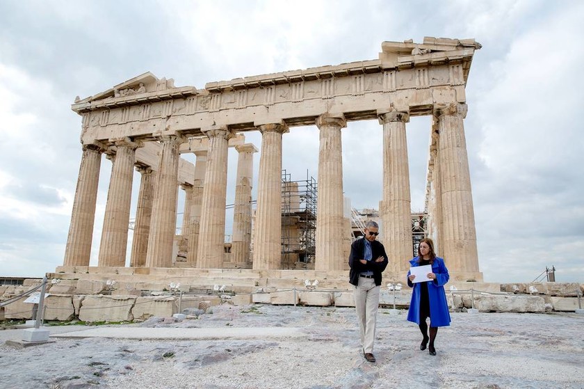 Μπαράκ Ομπάμα: Η επίσκεψη του Αμερικανού Προέδρου στην Αθήνα μέσα από το φακό του Λευκού Οίκου